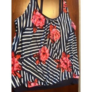 2 pc Women’s Plus Size 18W Tankini